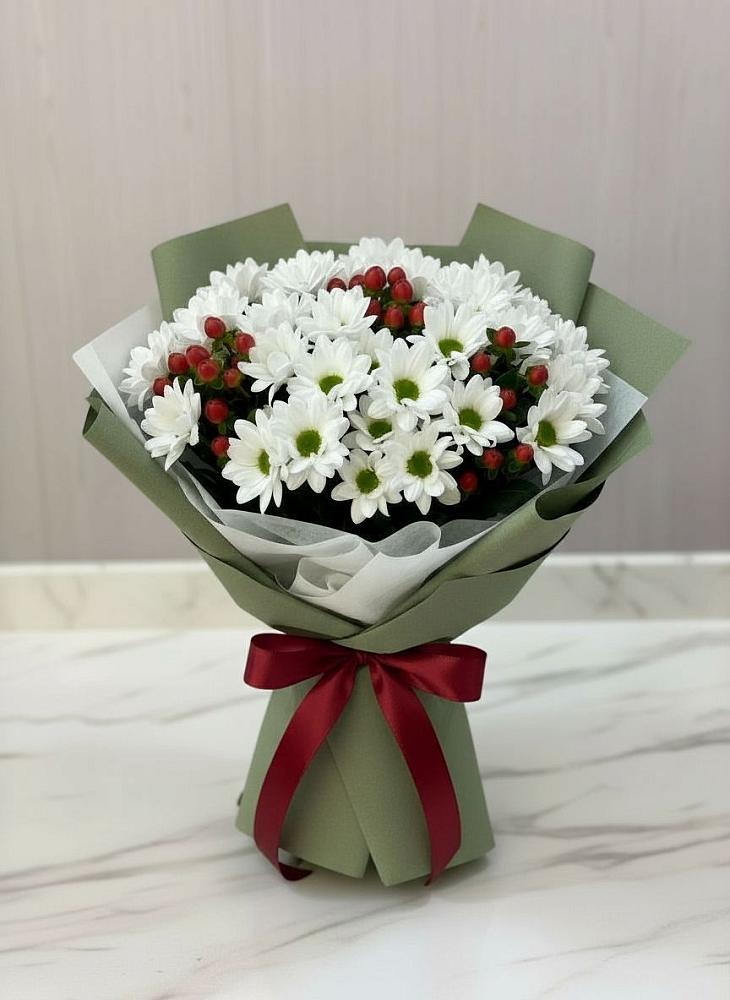 Букет цветов из: Хризантемы в Посёлке Пеледуй