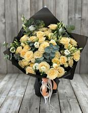 Букет цветов из:  Розы и Лизиантусы в Посёлке Пеледуй