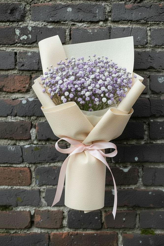 Букет цветов из: Гипсофила в Посёлке Пеледуй