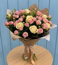 Букет цветов из:  Розы в Посёлке Пеледуй