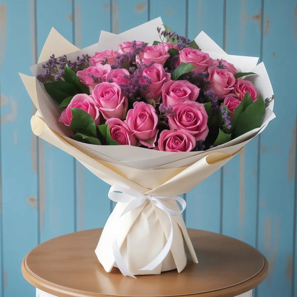 Букет цветов из: Розы в Посёлке Пеледуй